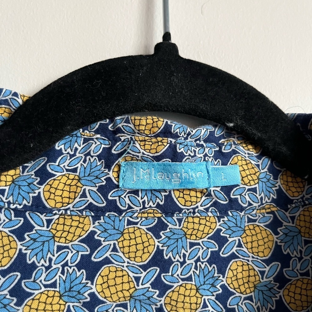 j.mclaughlin Cotton Pineapple Button down shirt - Picture 3 of 9